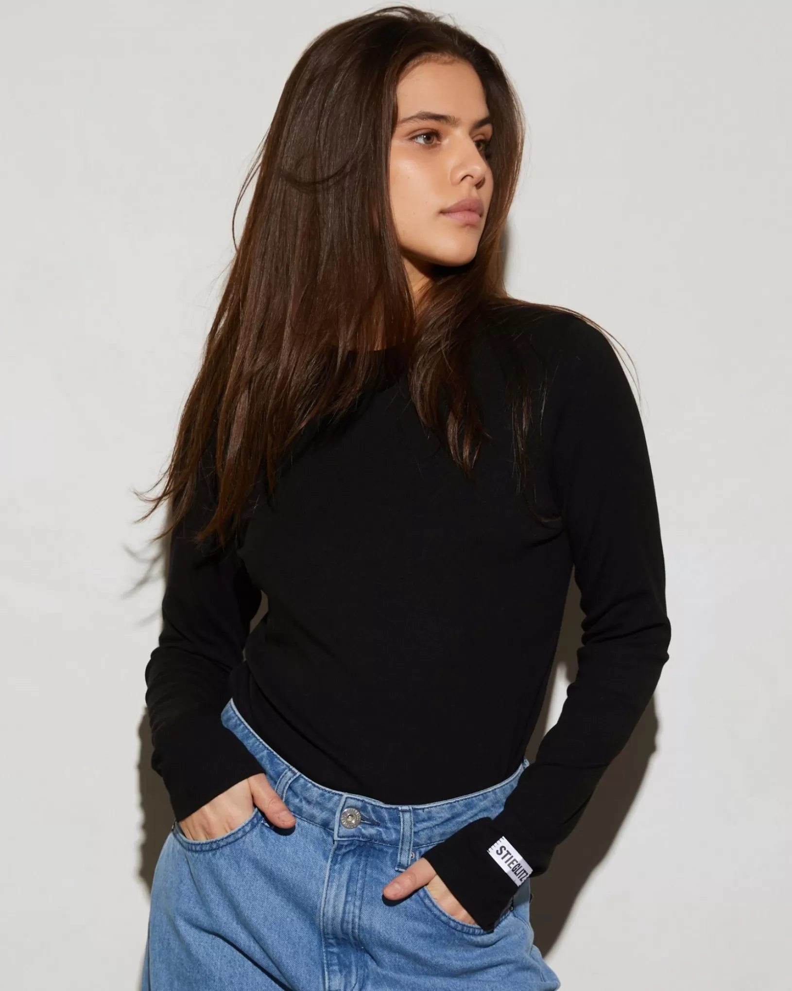 STIEGLITZ Basic Longsleeve | Black Cheap