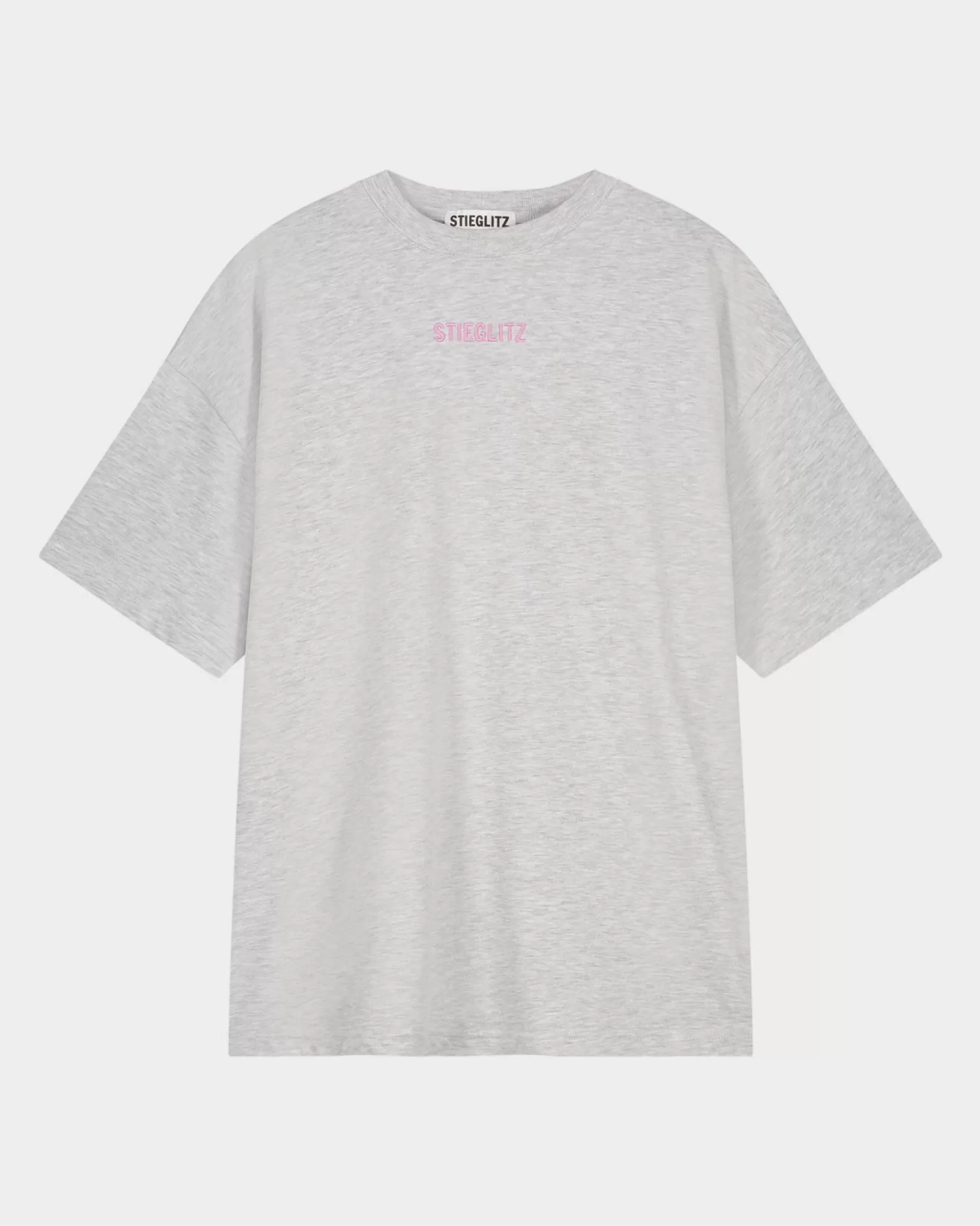 STIEGLITZ Basic Oversized T-shirt | Melange Grey Cheap