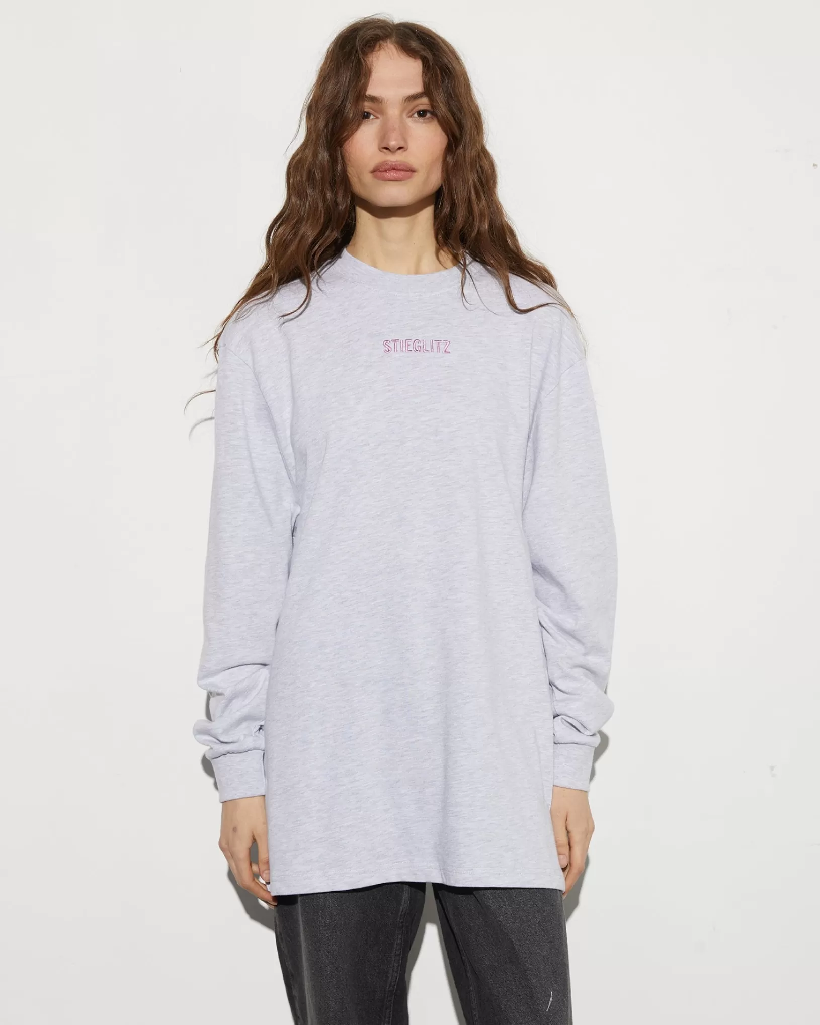 STIEGLITZ Basic Stieg Skate Longsleeve | Melange Grey Sale