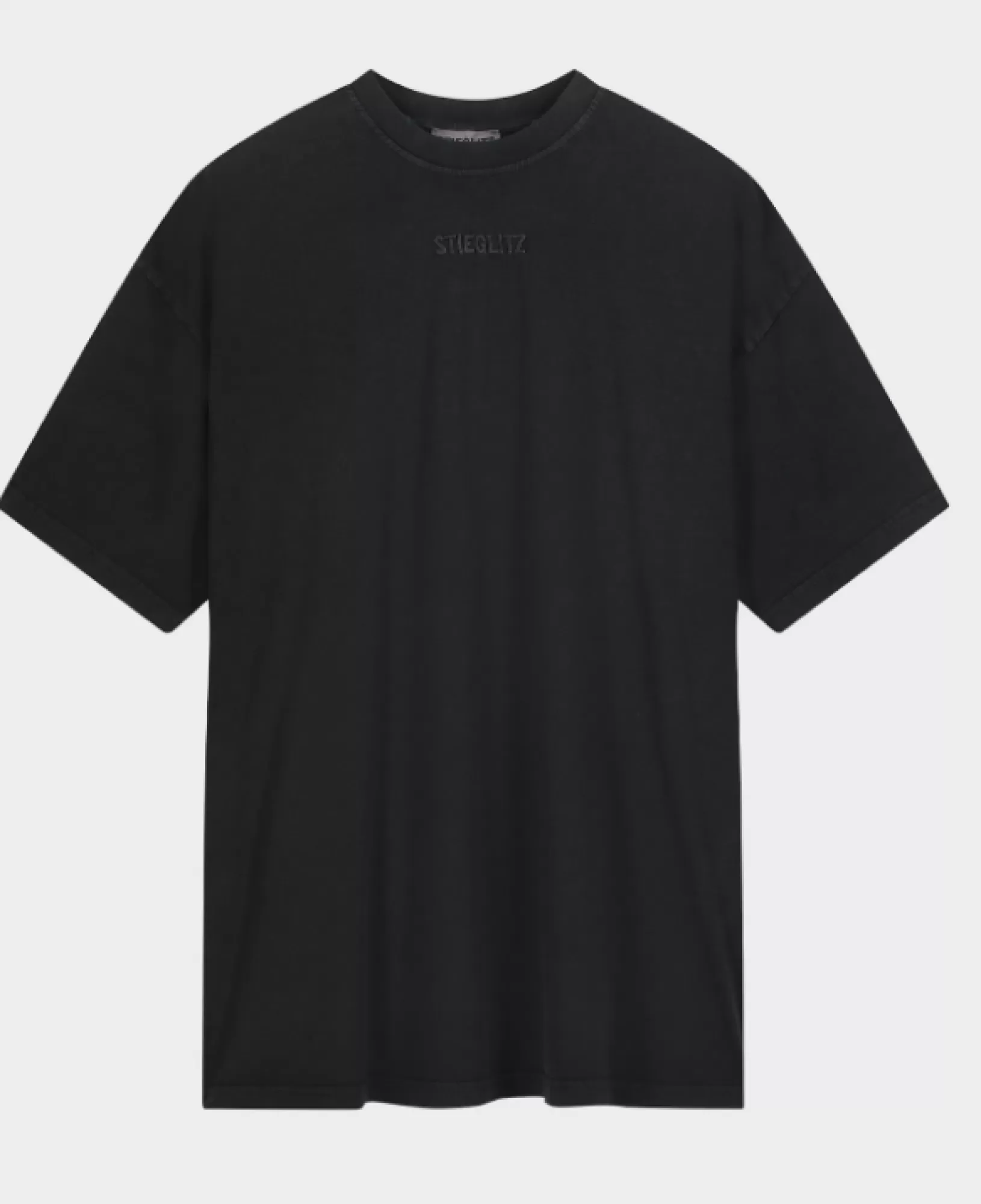 STIEGLITZ Basic Worn Out T-shirt | Black Online