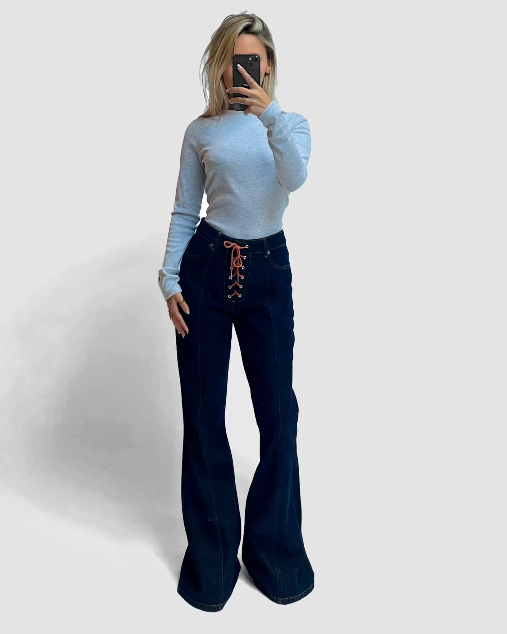 STIEGLITZ Dara Flared Jeans | Denim Blue Hot