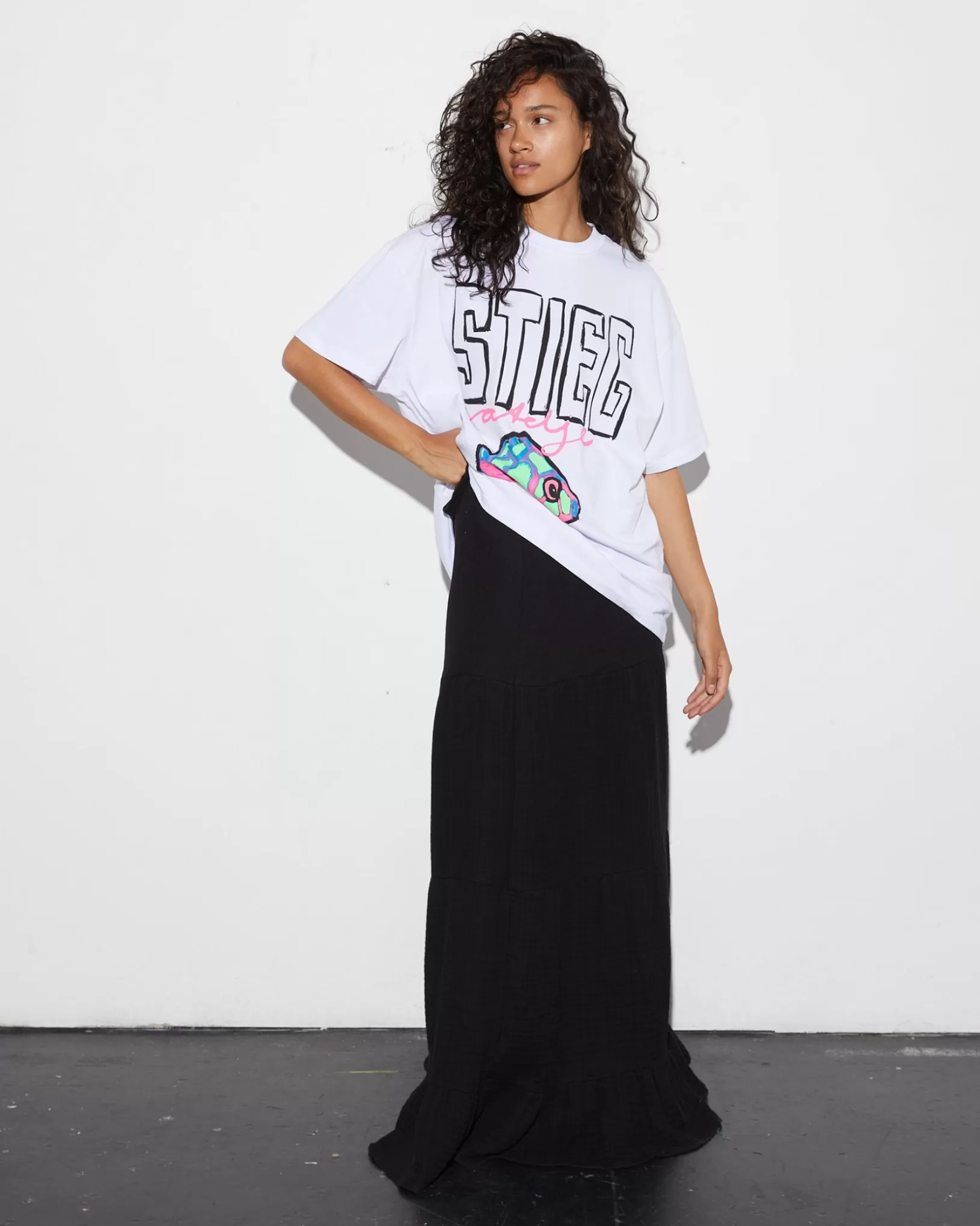 STIEGLITZ Elena Oversized T-shirt | White Cheap