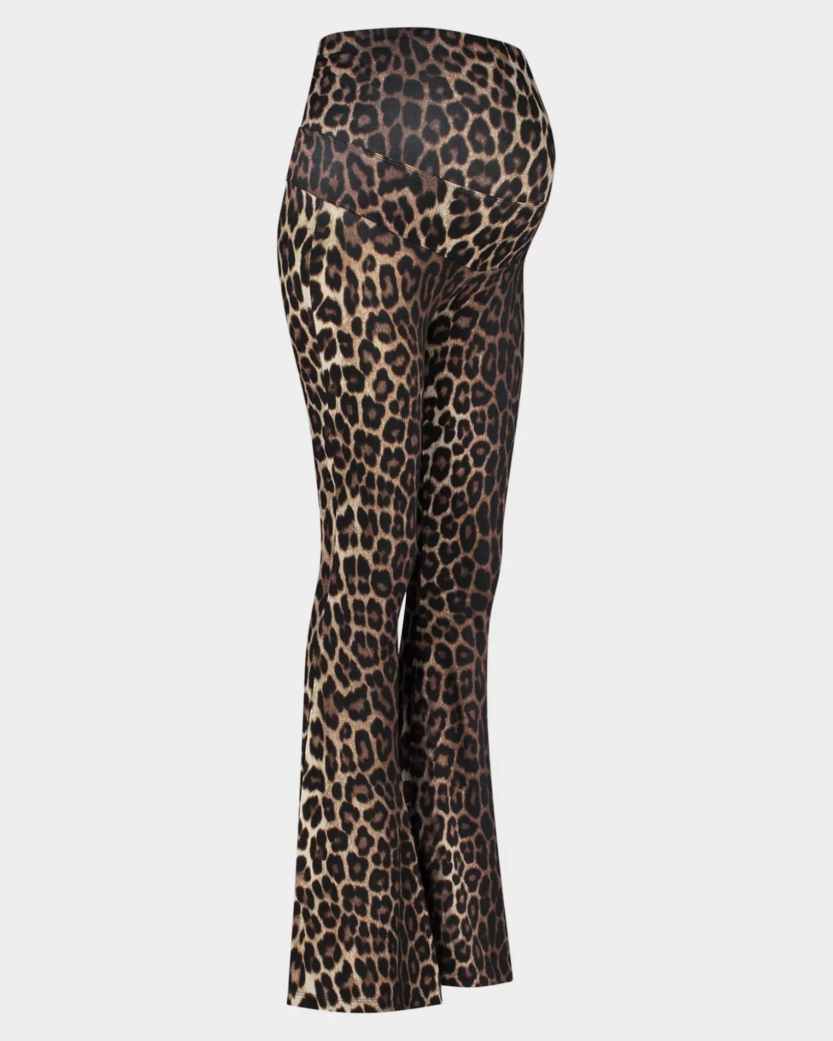 STIEGLITZ Leopard Maternity Flared Broek | Brown Discount