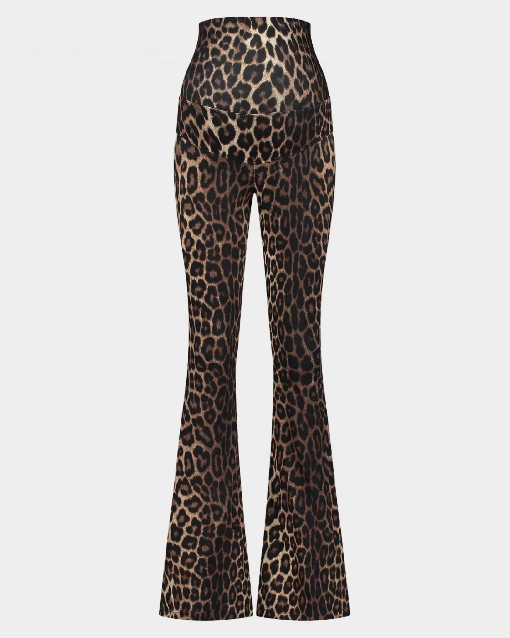 STIEGLITZ Leopard Maternity Flared Broek | Brown Discount