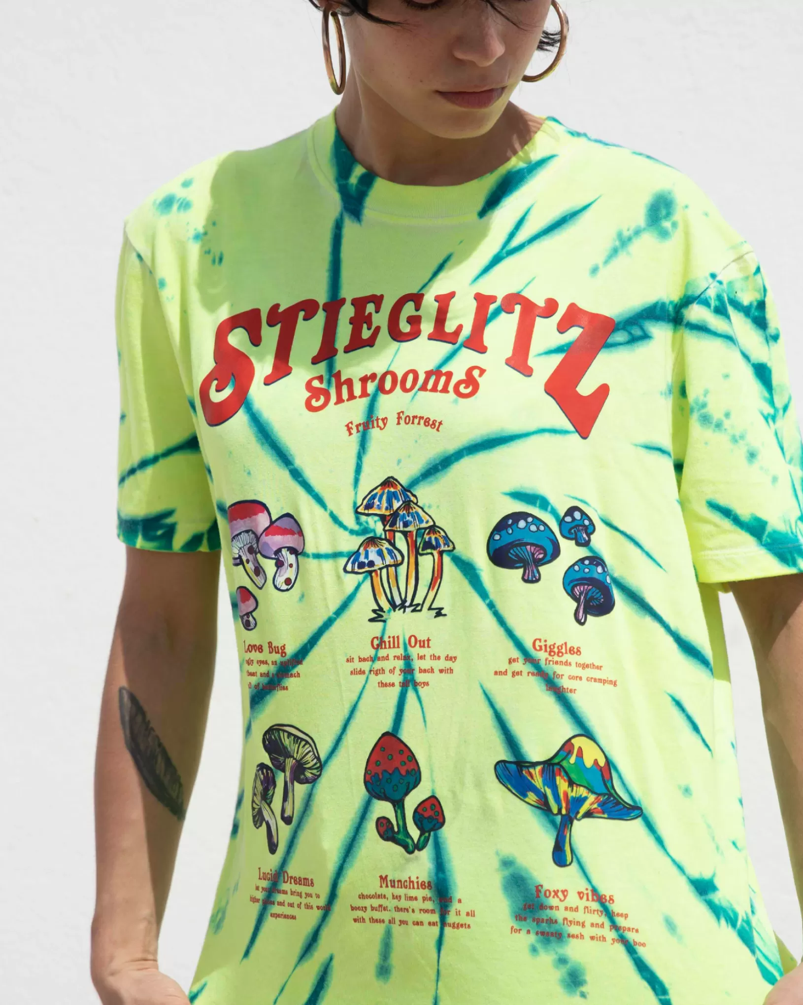 STIEGLITZ Shroom T-Shirt | Green Outlet